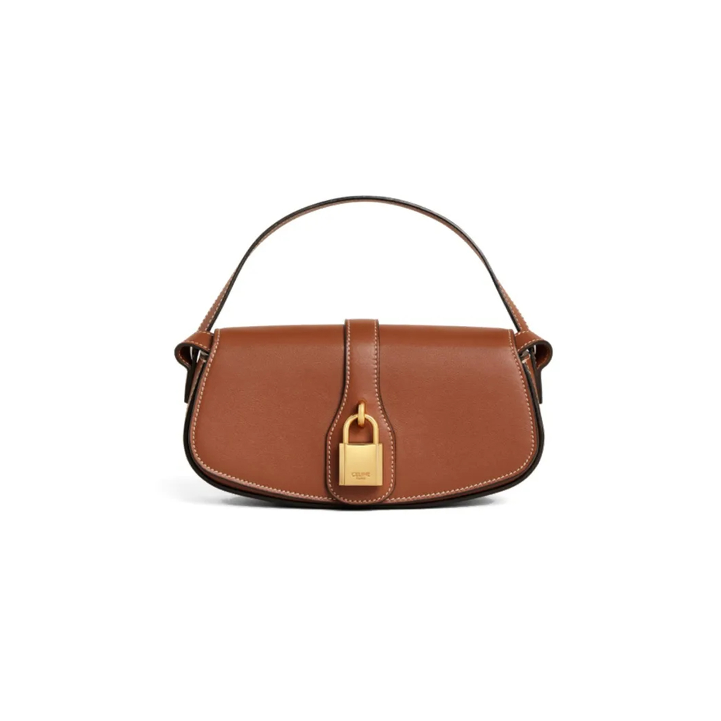 CELINE CLUTCH ON STRAP TABOU IN TRIOMPH SMOOTH COWHIDE 10I593DQ1.04LU (18*8*5cm)